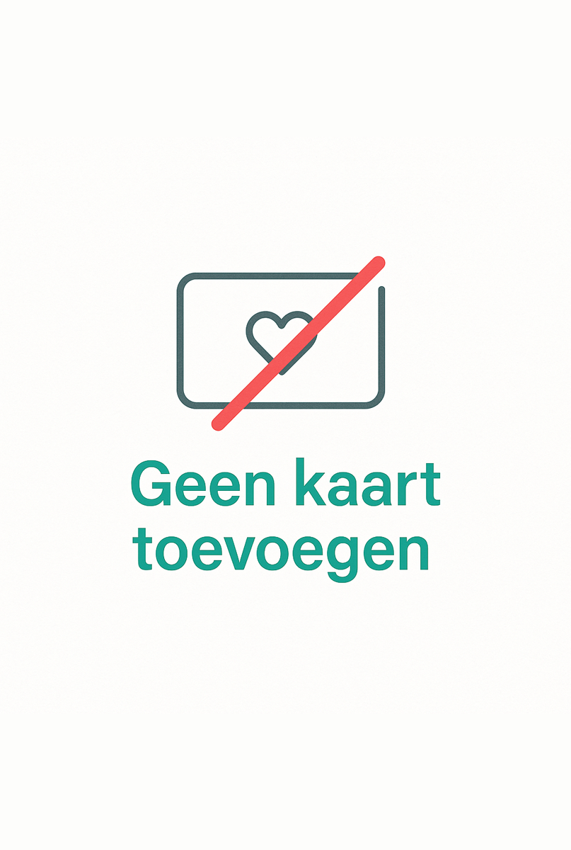 Mister Needle geen kaart toevoegen