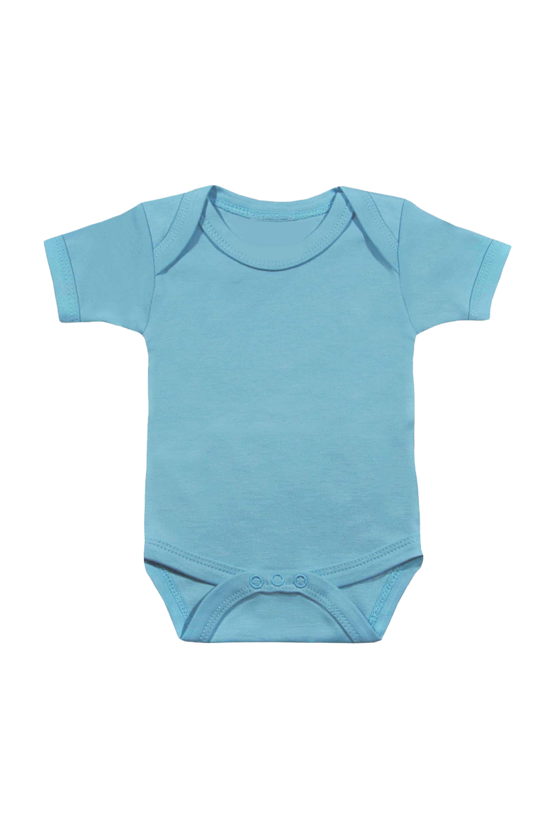 Mister Needle Romper geborduurd kraamcadeau blauw