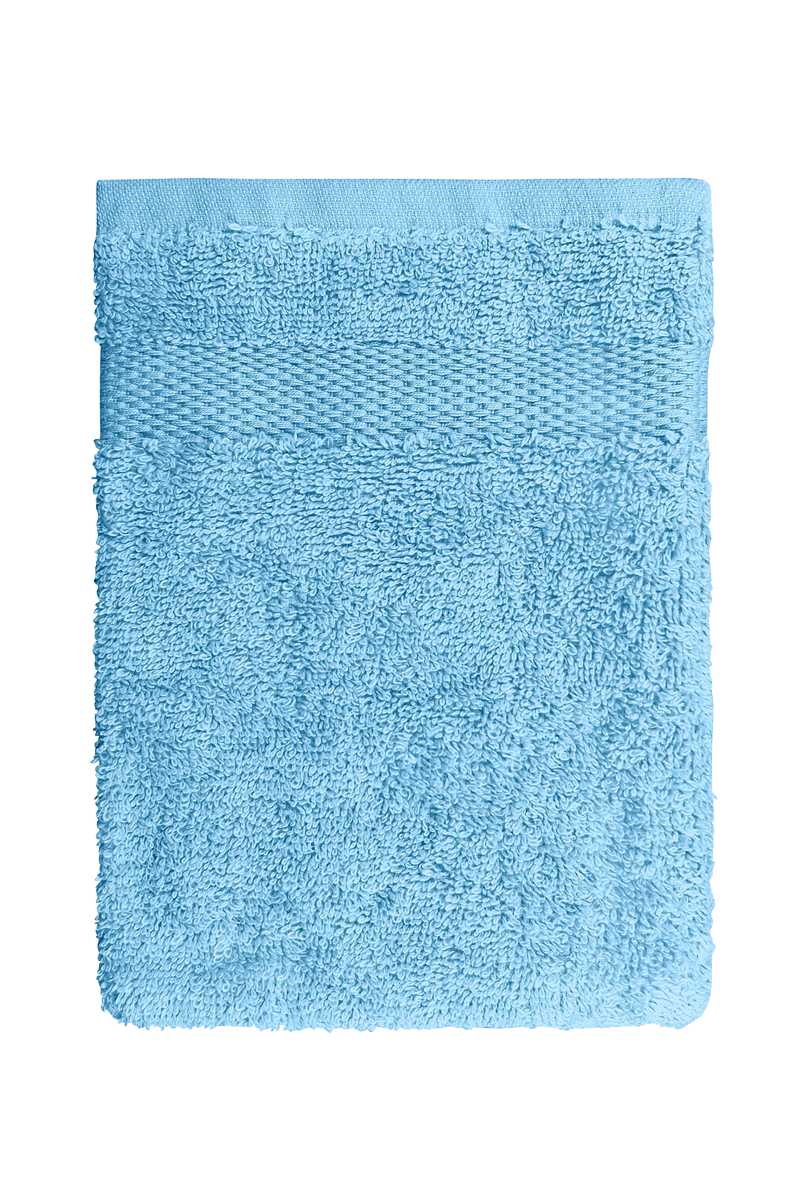 Washand bad 15 x 21 cm geborduurd naam kraamcadeau Mister Needle blauw